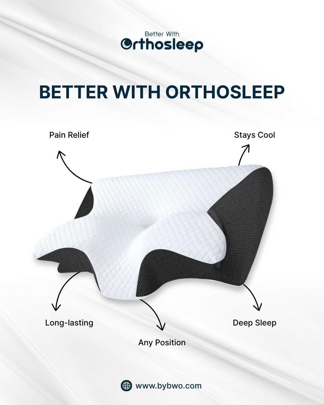 Better With Orthosleep™ - Orthopedic Support Pillows